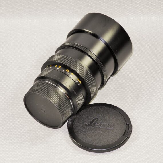 Leica 75/1.4 Summilux-M (E60) #11810 German made late lens Sold with Leica leather case, caps Mint- /SOLD