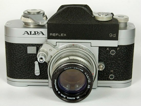 Alpa 9d chrome w.50/1,8 Kern Switar Ex++