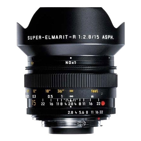 Leica 15mm / f2.8 ASPH built in filter turret)