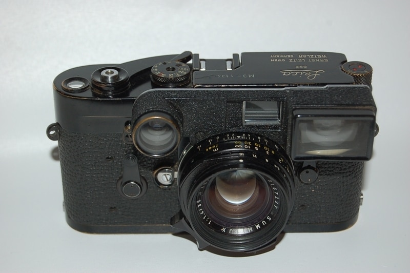Leica M3 Black Paint 11340xx & 35/1,4mm black Summilux RF Ex+ / SOLD