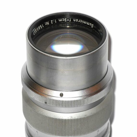 Leica 90/2 Summicron Silver finish Nr.1580397  SOOZI M Ex