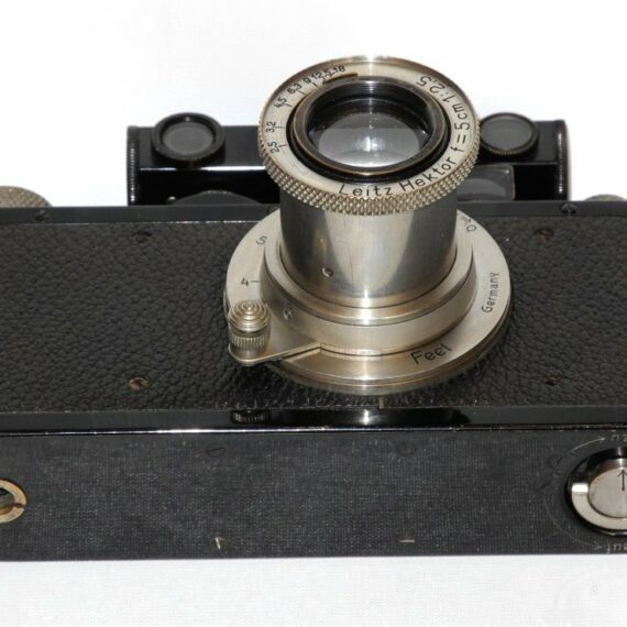 Leica Standard black with 50mm Hektor lens , Fokos black RF and Case Ex++ Nice