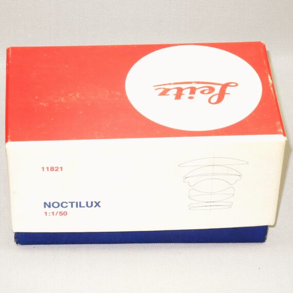 Leica 50/1,0 Noctilux Version 1 (E58) #11821 With Leica Box, Warranty cards, Leica hood, caps Ex++/SOLD