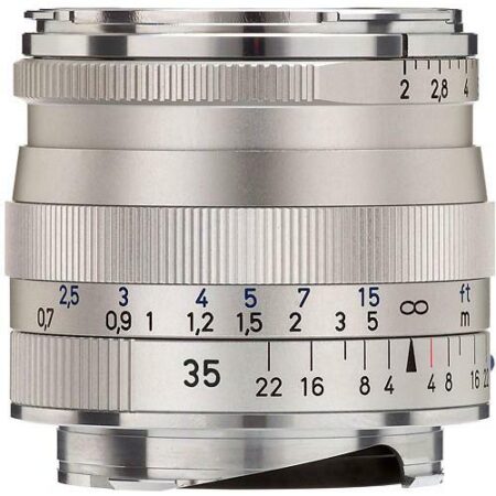 Zeiss 35/2 Biogon T* ZM Silver Cat # # 1365-658 New USA