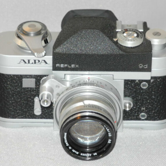 Alpa 9d chrome w.50/1,8 Kern Switar Ex++