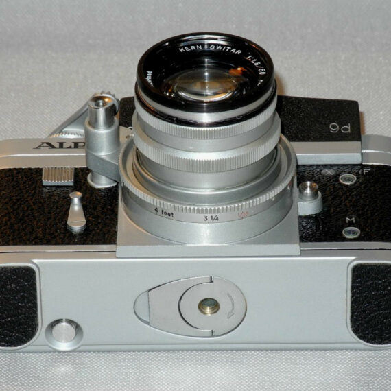 Alpa 9d chrome w.50/1,8 Kern Switar Ex++