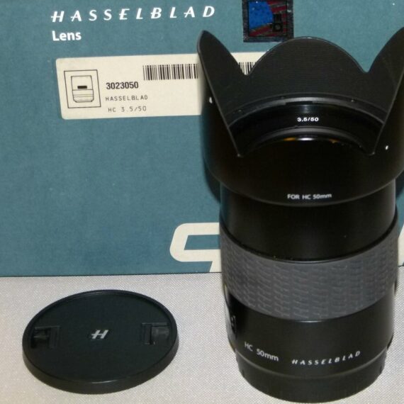 Hasselblad 50/3,5 HC lens with box Mint- / Free shipping (USA)