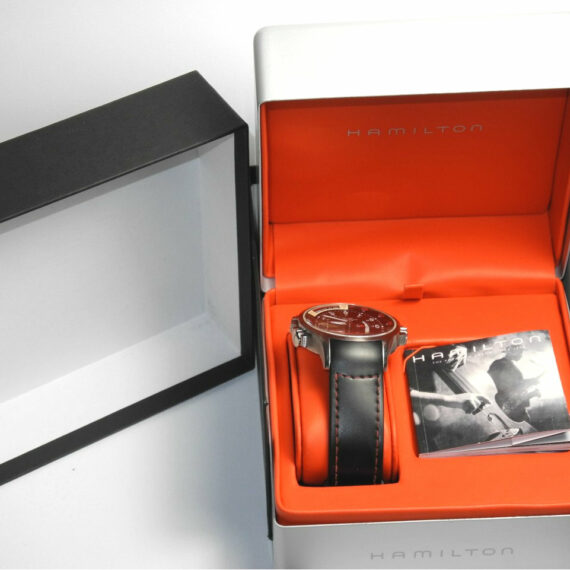 Hamilton Khaki Navy GMT Date watch with box Mint-