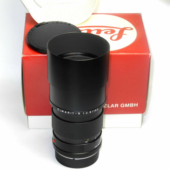 Leica 180/2,8 Elmarit-R #11923 with Leica box,filter,caps Mint- / Free shipping (USA)