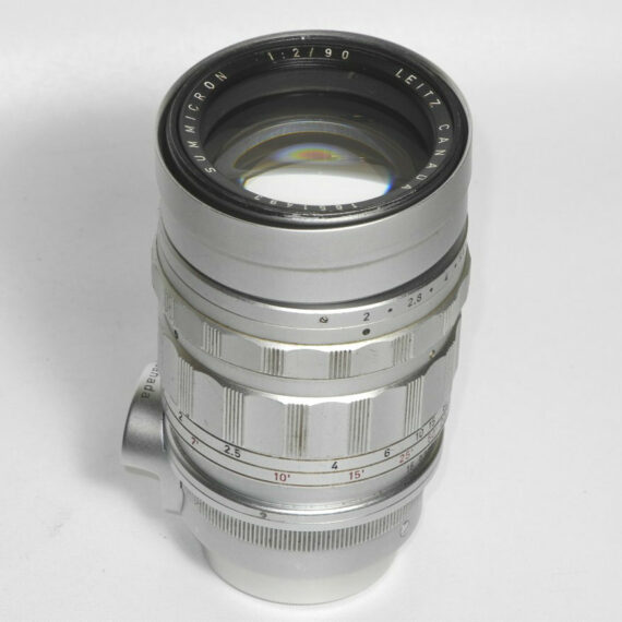 Leica  90/2 Summicron Silver SEOOF Ex+/++ / Free Shipping (USA)