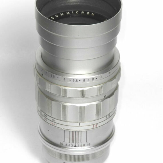 Leica  90/2 Summicron Silver SEOOF Ex+/++ / Free Shipping (USA)