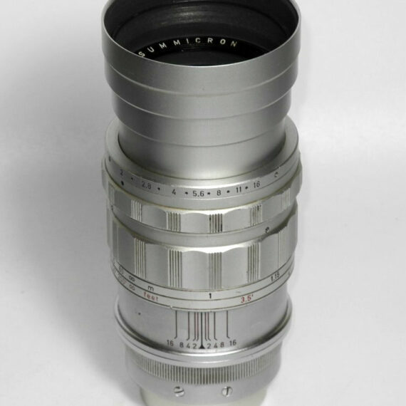 Leica  90/2 Summicron Silver SEOOF Ex+/++ / Free Shipping (USA)