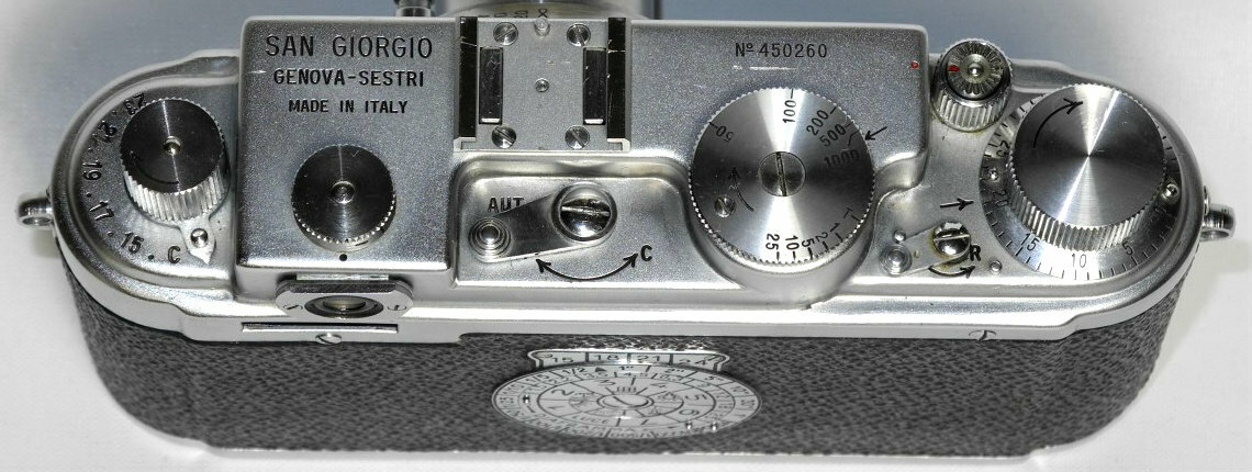 San Giorgio Janua camera  w.50mm lens & original hood Ex++ / Mint-  Made In Italy / SOLD