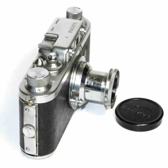 Sonne V camera  w.5cm F3,5 Elionar Anastigmat Col. lens In original case Ex++