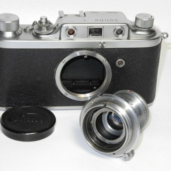 Sonne V camera w.5cm F3,5 Elionar Anastigmat Col. lens In original