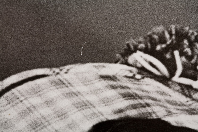 Art Shay (American, b. 1922) 'A Smoker' 1950s, silver print now laid down on board. Signed verso and dated /Call