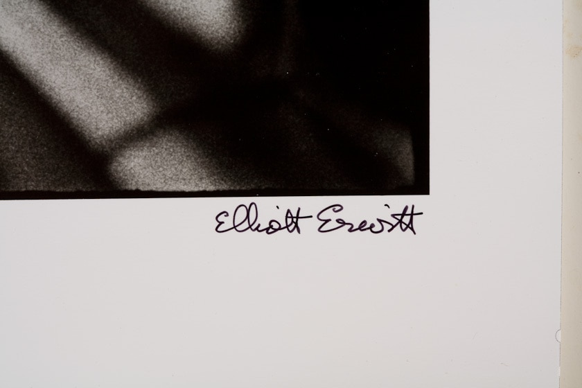 Elliot Erwitt (American b. 1928) "California, 1955" Original Signed print / SOLD
