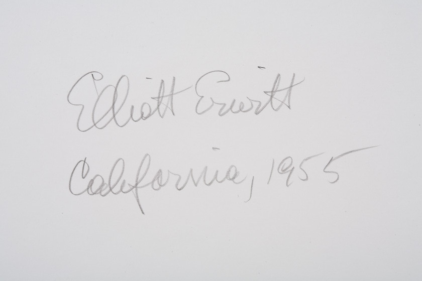 Elliot Erwitt (American b. 1928) "California, 1955" Original Signed print / SOLD