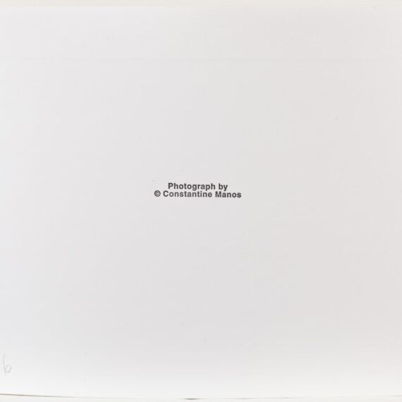 Constantine Manos (American, b. 1934) 'Shepherds With Goat', 1964, silver print, signed