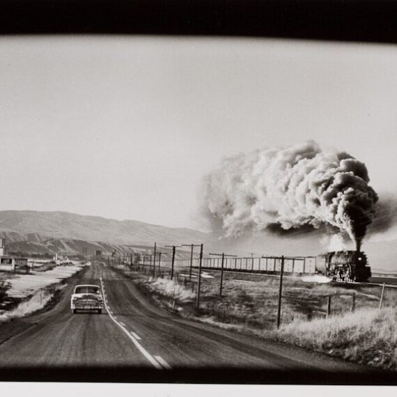 Elliot Erwitt (American b. 1928) "Wyoming" 1954 Original Signed Print.