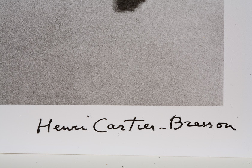 Henri Cartier-Bresson Derriere la Gare Saint-Lazare Paris Original signed Print / SOLD