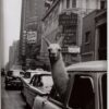 Inge Morath (Austrian-American, 1923-2002), 'Llama in NYC Taxi', 1957 signed silver print / SOLD