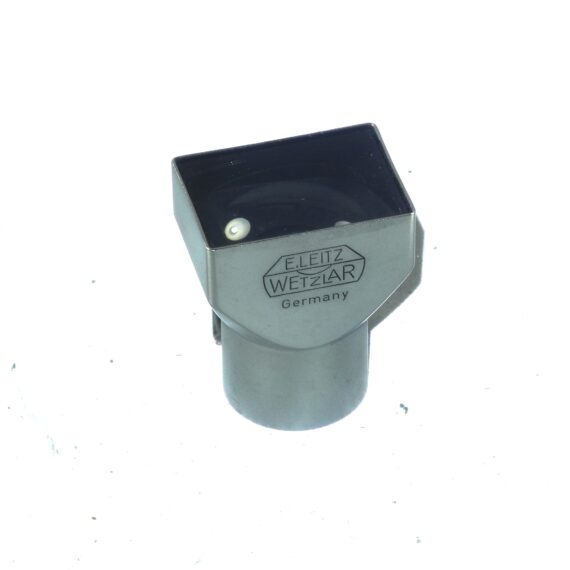 Leica 3.5cm Brightline Viewfinder SBLOO with Leica leather case Nice Mint- vintage Leica 35mm finder