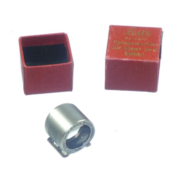 Leica 50mm Chrome Viewfinders "SBOOI" with original box Mint-