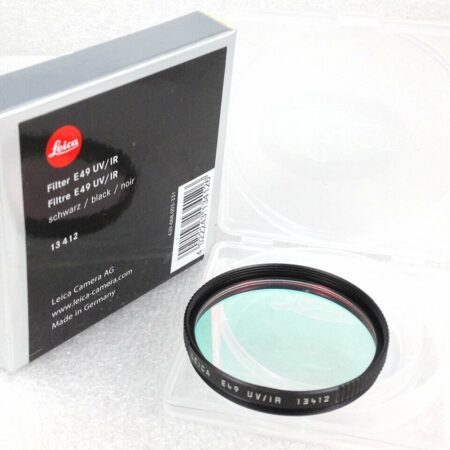 Leica 49mm UV / IR E49 Filter Black Cat# 13412 NEW