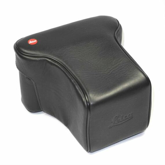 Leica Everready Black Leather case with large front for R4/5/6 with box Mint-