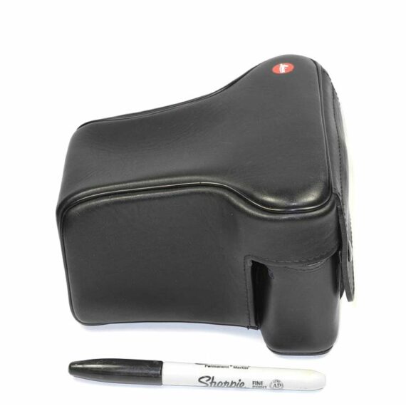 Leica Everready Black Leather case with large front for R4/5/6 with box Mint-