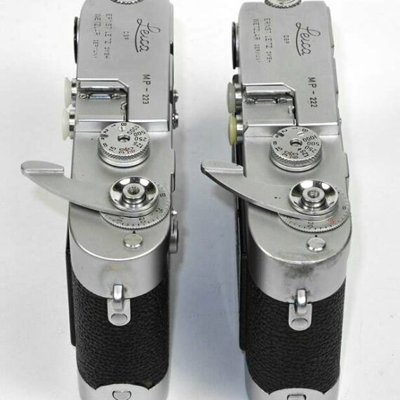Leica MP Original Silver finish cameras / Jay Maisel's personal cameras with consecutive numbers, RARE !! SOLD