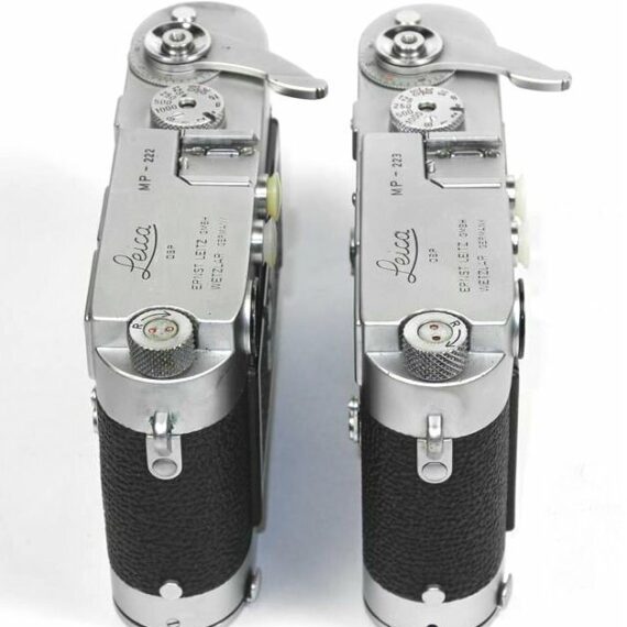 Leica MP Original Silver finish cameras / Jay Maisel's personal cameras with consecutive numbers, RARE !! SOLD