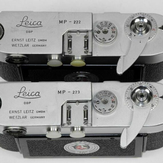 Leica MP Original Silver finish cameras / Jay Maisel's personal cameras with consecutive numbers, RARE !! SOLD