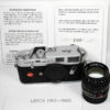 Leica M4-P Silver  special edition "1913-1983" Set  with Leica 50/1,4mm  & winder Mint- SOLD