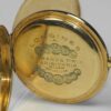 Longines 4 Grands Prix Paris Yellow Gold Manual Wind Pocket Watch