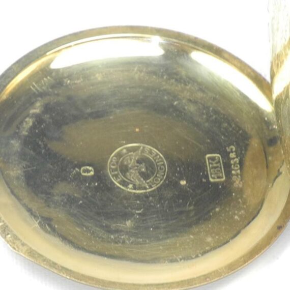 Longines 4 Grands Prix Paris Yellow Gold Manual Wind Pocket Watch