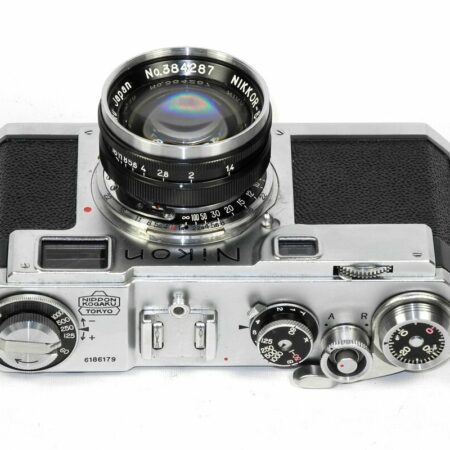 Nikon S2 black dial Nr.Nr.6186179 w.50/1,4 Nikkor S-C Ex++