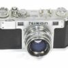 Nikon S camera Nr.6111193 sold with 50/2 Nikkor-H lens  Ex++