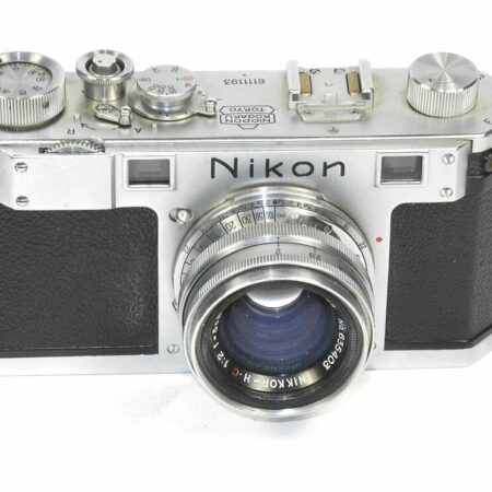 Nikon S camera Nr.6111193 sold with 50/2 Nikkor-H lens  Ex++