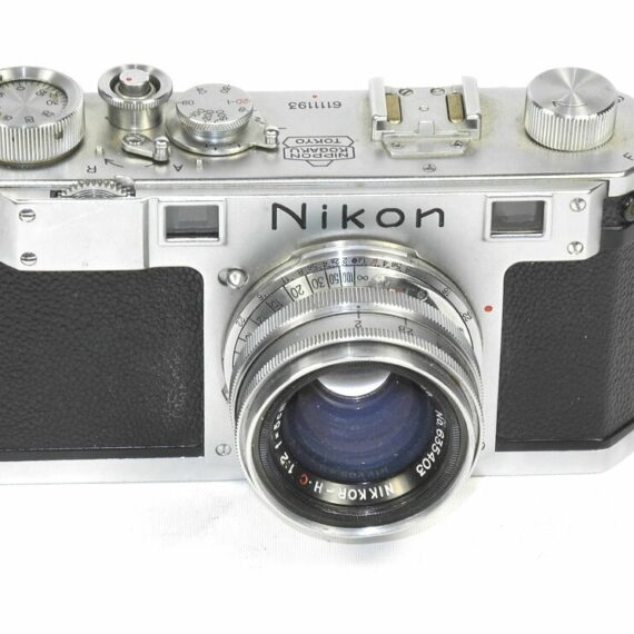 Nikon S camera Nr.6111193 sold with 50/2 Nikkor-H lens  Ex++