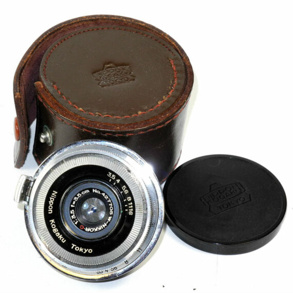 Nikon 3,5cm f3,5 W-Nikkor-C Nr.427705 Silver Ex++/M-