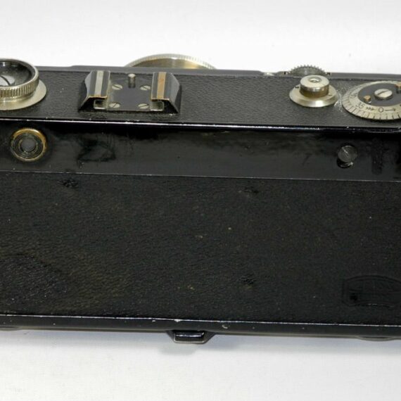 Contax I black paint camera with  50/3,5 Tessar & original case Nice Ex+ / Free shipping (USA)