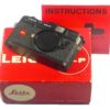 Leica M4-P black camera circa 1982, Sold with Leica original box, manual, warranty cards, Leica MR black meter Mint- /SOLD