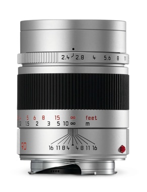 Leica Summarit-M 90mm /f2.4 silver  Cat#11685 New USA / Free Shipping (USA)