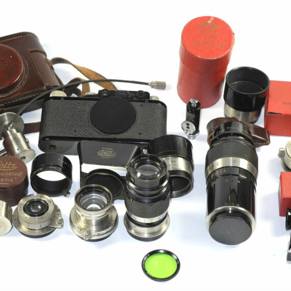 Leica II (D) black and Nickel Outfit Near Mint Rare ! SOLD