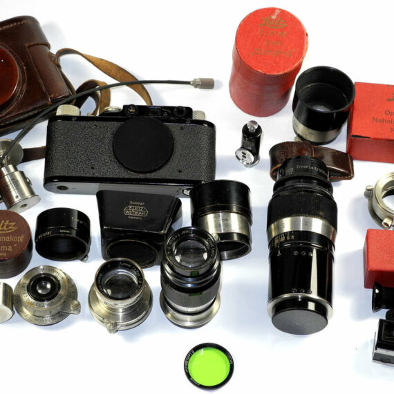 Leica II (D) black and Nickel Outfit Near Mint Rare ! SOLD