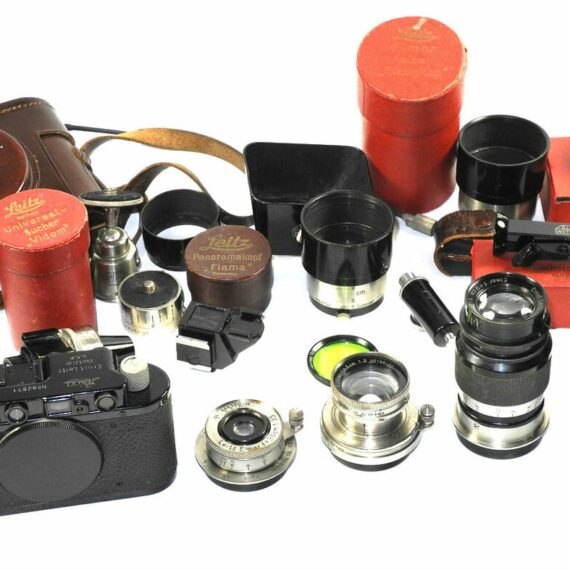 Leica II (D) black and Nickel Outfit Near Mint Rare ! SOLD