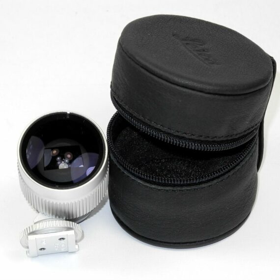 Leica 12014  Silver Viewfinder for 21 / 24 / 28mm Lenses with Leica case Mint-