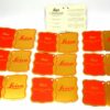 Leica Vintage Gold and Red lens warranty cards "Ernst Leitz Wetzlar" NEW x 10pc / Free Shipping